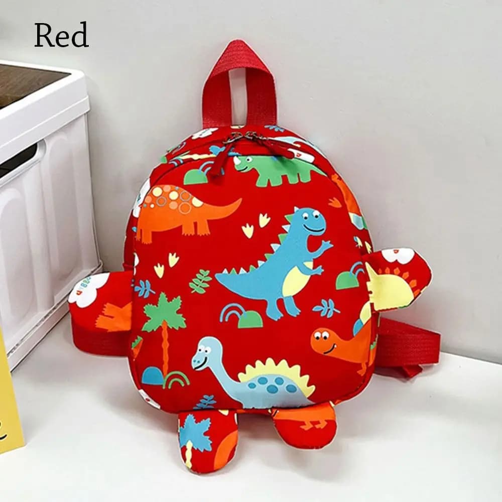 Zaino per Bambini in Nylon Regolabile con Motivi Animali, Borsa Scuola per Asilo e Scuola
