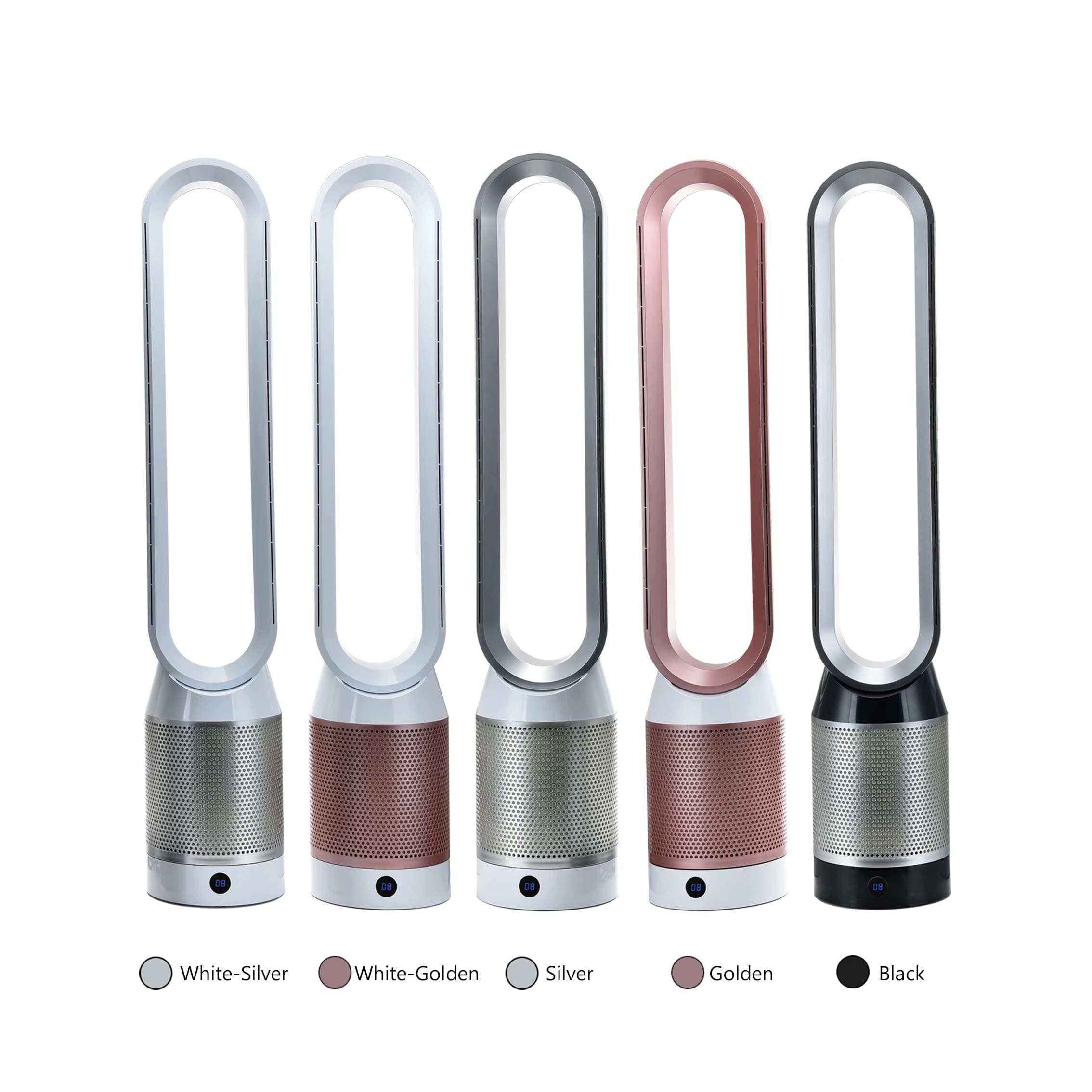 Purificatore d'Aria Multifunzionale Smart Home con Filtro Hepa e Ventilatore Senza Pale
