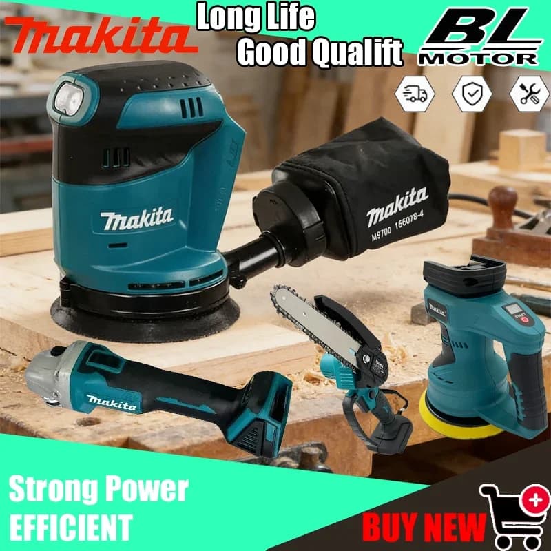 Vari Modelli di Utensili Elettrici Portatili Senza Fili Makita con Display Digitale, Riscaldamento Elettrico, Piedini per Pistola, Seghe a Sciabola Elettriche