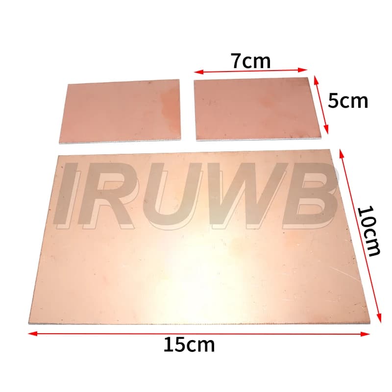 For Arduino FR4 PCB 5x7cm 10x15cm Copper Coated Plate on One Side PCB DIY Kit Laminate Circuit
