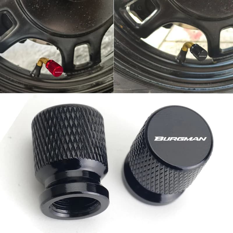 Accessories Rubber valve Steering caps Airdust Waterproof cover for Suzuki BURGMAN 650 400 125 200 AN650 AN400 AN125 AN200