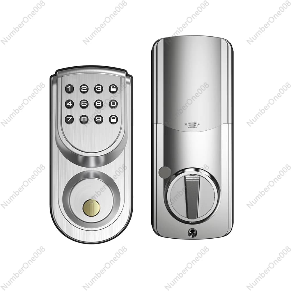 Porta dell'hotel con sblocco senza chiave per impronte digitali con password elettronica centrale automatica in alluminio con fotocamera