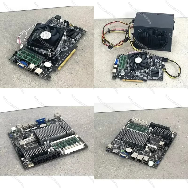 J1900 B75K9-ETH NAS Motherboard Multi Hard Disk Support Storage Mainboard for Network Attached Storage Server DIY Assembly