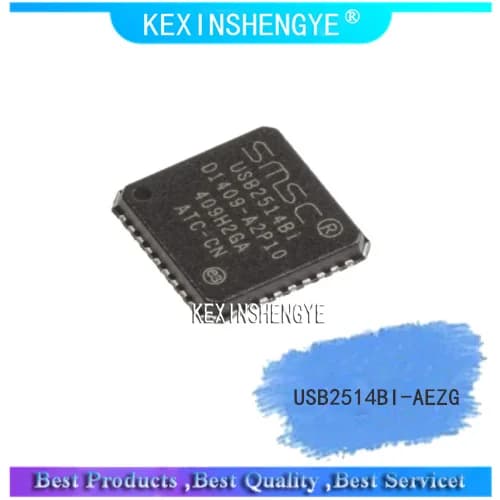 USB2514BI-AEZG-TR USB2514BI-AEZG USB2514BI USB2514 QFN-36 USB 2.0 Controlador de hub de alta velocidade 100% novo importato originale
