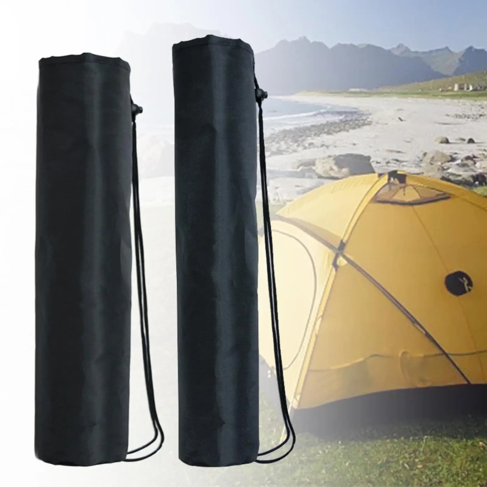 Bag for curtains Accessories for curtains Transport bag Rod bag for fabric Oxford durable tent bag for outdoor trekking trips for barbecue
