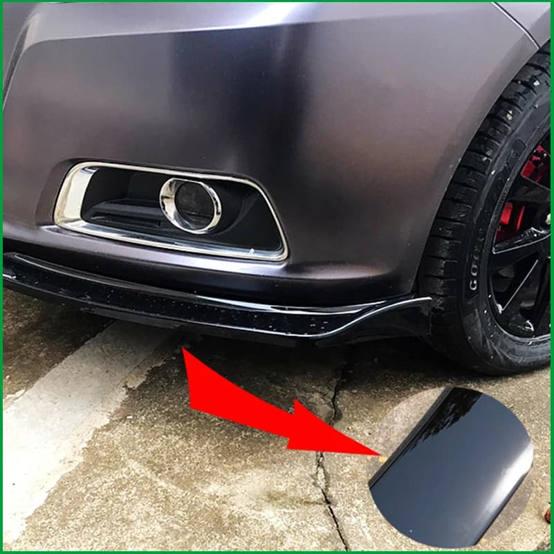 For Chevrolet Malibu 2011-2014 Front Bumper Lip Diffuser Protector Plate Cover Trim Decorative Strips Car Styling Accessories