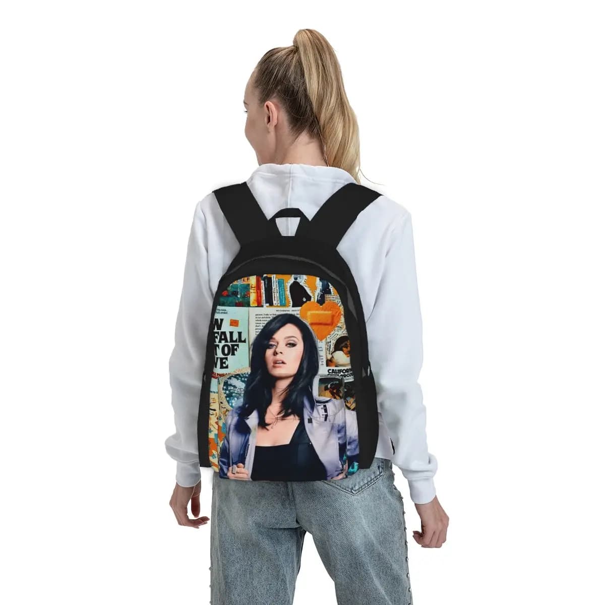 Zaino Katys Perrys The Lifetimes Tour 2025 Y2K per ragazzi e ragazze, borsa per libri, borsa da scuola per bambini, borse a tracolla per computer per uomini e donne