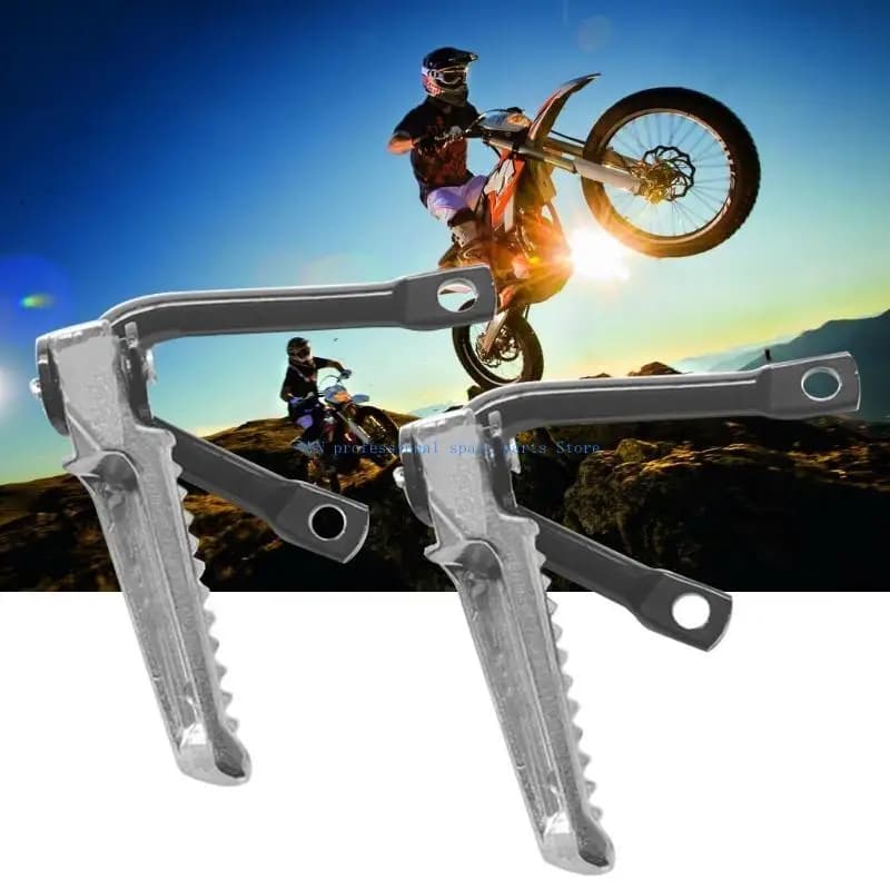 41xa 2pcs Pieg in lega in lega alluminio per motociclisti motociclisti poggiapiedi posteriore