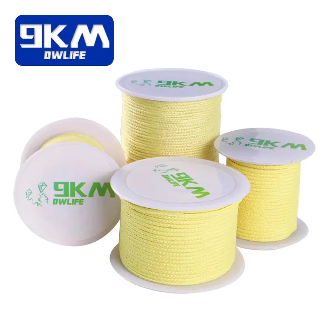 Corda da pesca intrecciata ad alta resistenza 100-2000lb linea di assistenza alla pesca in Kevlar corda da aquilone corda da campeggio per zaino in spalla all'aperto 0.8 ~ 3.5mm