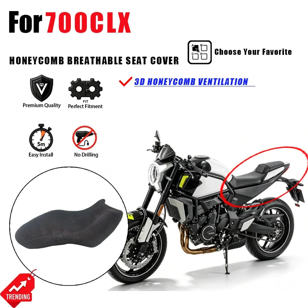 Sun Cover for Sella Moto 700CLX, Breathable Bee Nide Bearing, Motorcycle Accessories, 700 CL-X Seat Cover