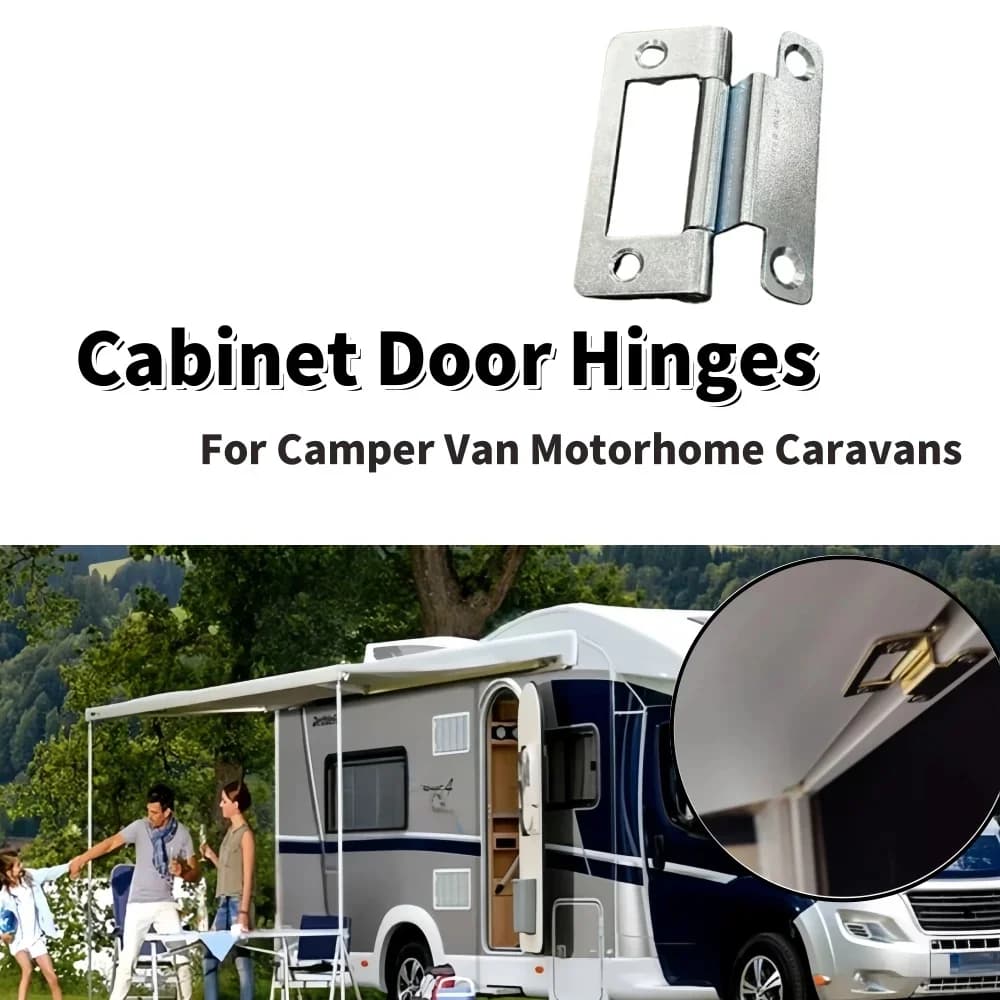 2 pezzi cerniere per porte dell'armadio camper armadio camera cerniere per porte piegate cerniere per porte a molla mobili per camper furgone camper roulotte parte
