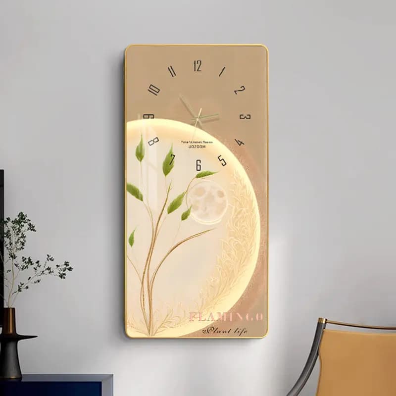 Premium Yellow Wall Clock Fashion Unique Elegant Extra Large Digital Wall Clock Living Room Horloge Murale Home Decor Items