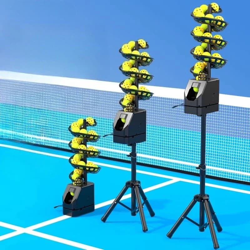 Tennis Pickleball Universal Self-Service Ball Machine Trainer Coach Ball Feeder