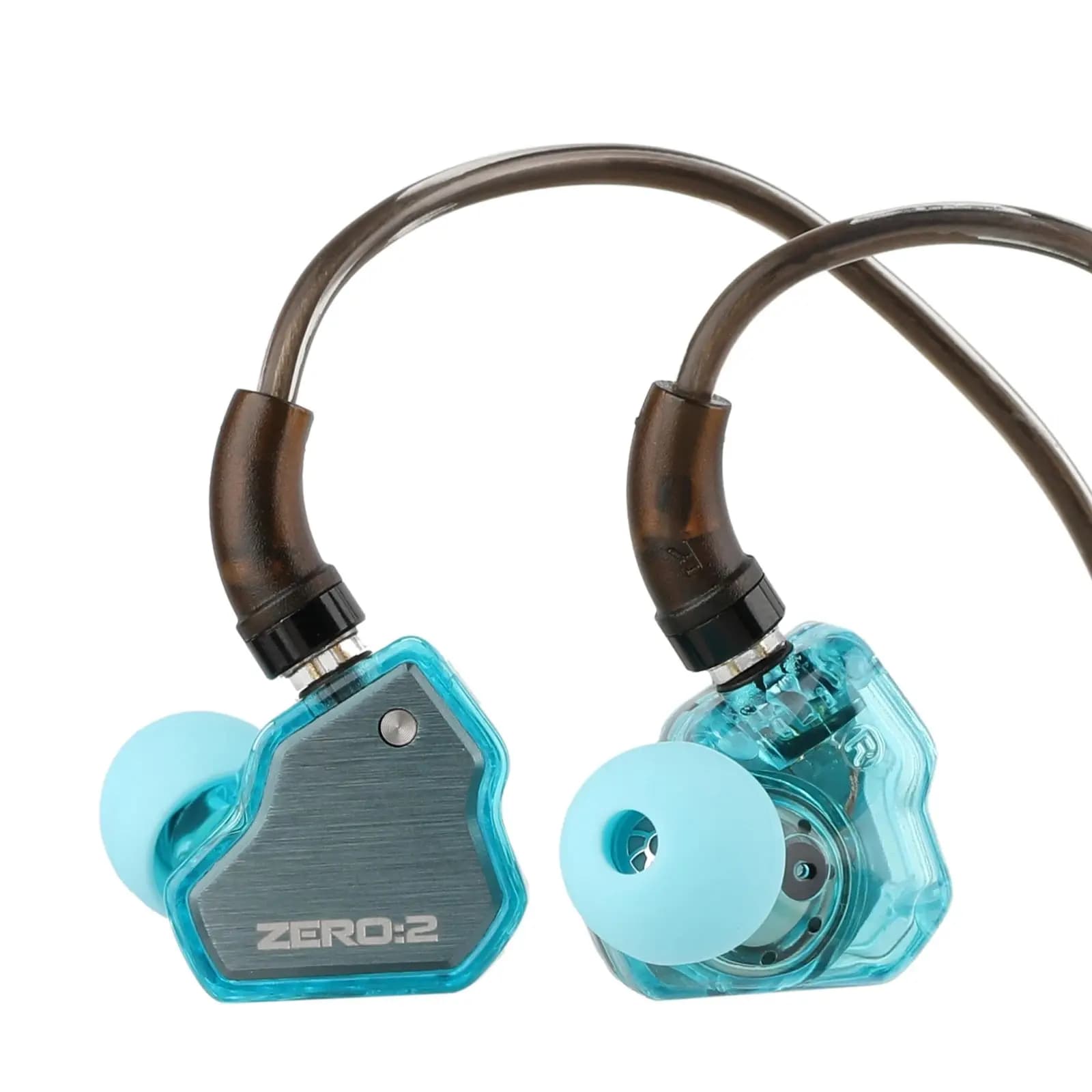 Auricolari IEM Cablati 7Hz X Crinacle Zero 2 Updated with 10mm Dynamic Driver, Gaming Headphones with IEM OFC Cable for Musicians