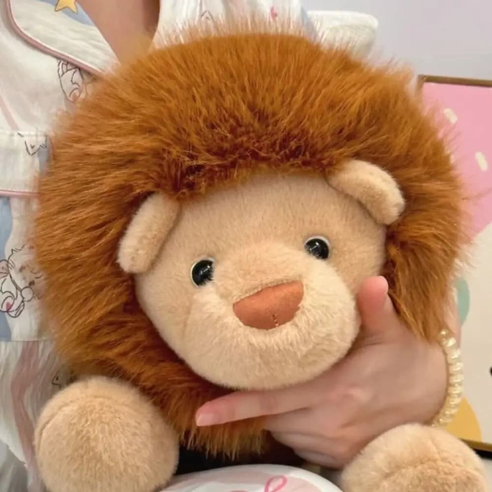 New Design Soft Lion Animal Pillow Emotional Support 15.8inch Cute