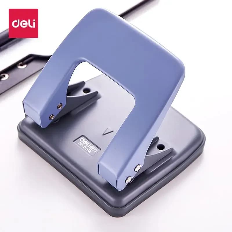 Punzonatrice per metallo che fa risparmiare manodopera, punzonatrice a due fori, cucitrice manuale multifunzionale a due fori