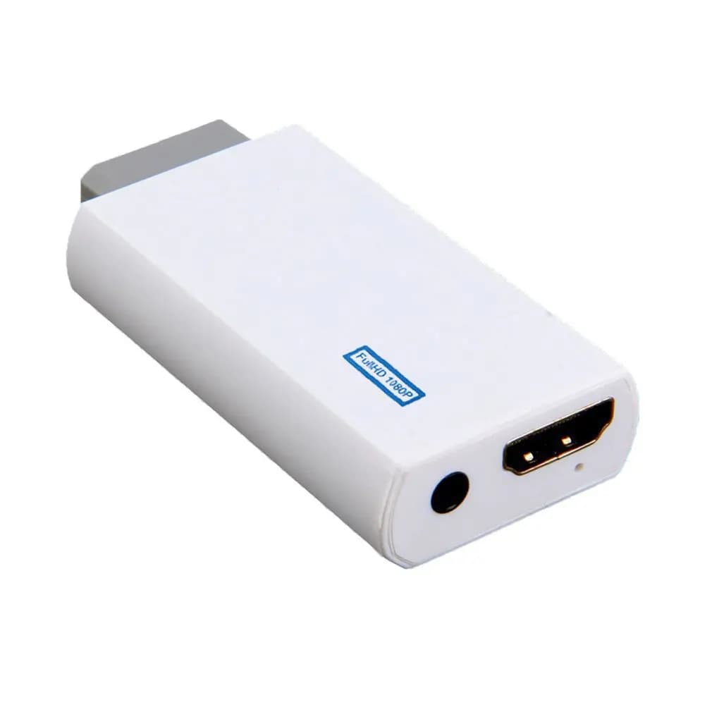 HD 1080P Wii to HDMI-compatible Adapter Wii2 3.5mm Audio HDMI-compatible Converter for PC HDTV Monitor Display Dropshipping Hot