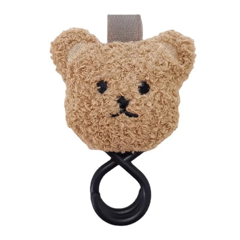 Ins stile coreano nuovo ricamo cartone animato orso passeggino gancio passeggino gancio bambino che cammina artefatto passeggino velcro
