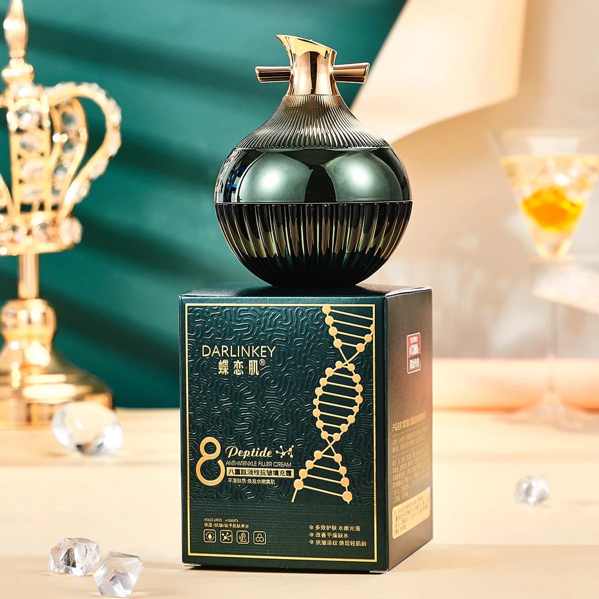 Pelle Otto Peptidi Lines Chiari Filling Cream Nutrient Hydrating Collagen Polypeptide Particles Pearl Balls Title Powder