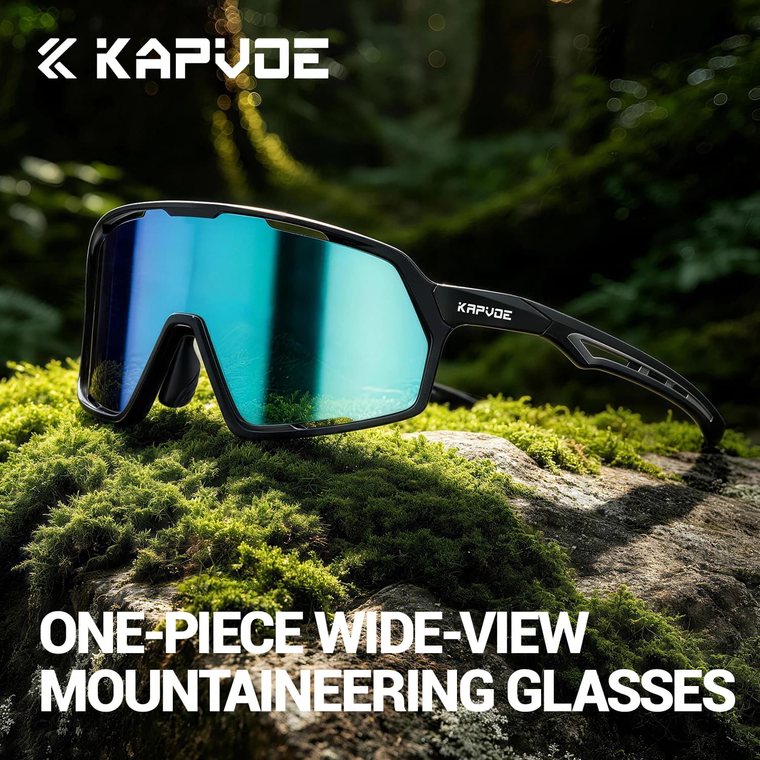 KAPVOE HD UV400 Hiking Anti-Glare Sunglasses Stylish Windproof Outdoor Casual Glasses Driving and Fishing Cycling Sunglasses