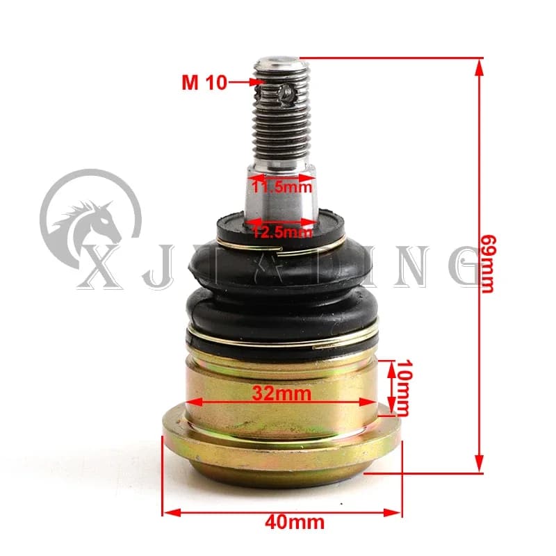 Giunto Sferico M10/M12 32X10mm per ATV Cinesi 110cc 125cc 150cc 200cc 250cc, UTV, Go Kart, Buggy, Golf Cart, Quad e Accessori