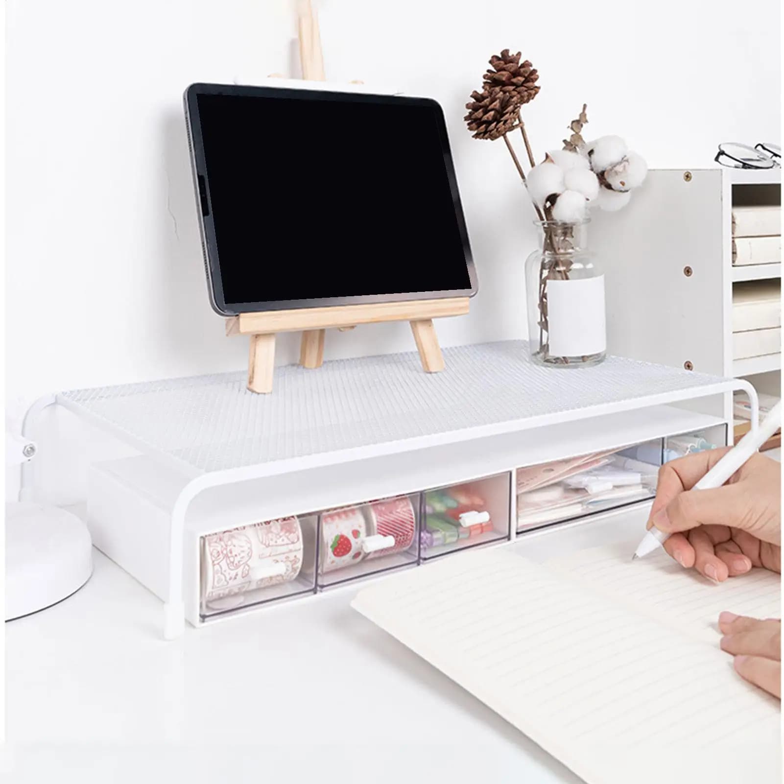 Laptop Support from Desk, Resistant, With Heat Dissipation, Computer Rise, PC Monitor Support, Notebook, Printer, Keyboard, Display