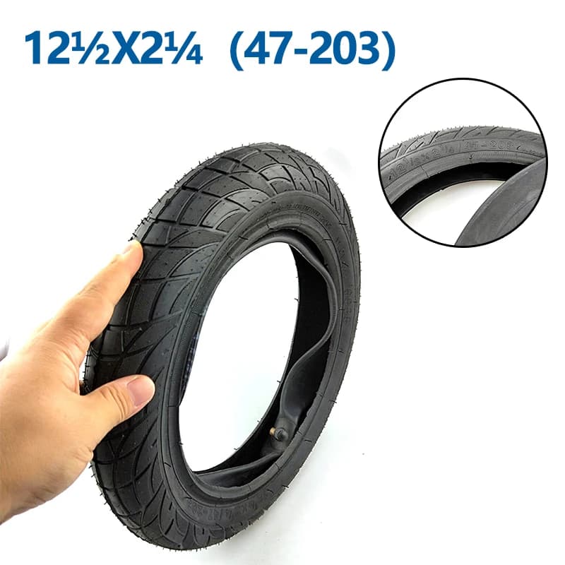 12 1/2x2 1/4 47-203 pneumatici e camera d'aria per bicicletta elettrica, marsupio, bicicletta elettrica pieghevole pneumatici da 12 pollici