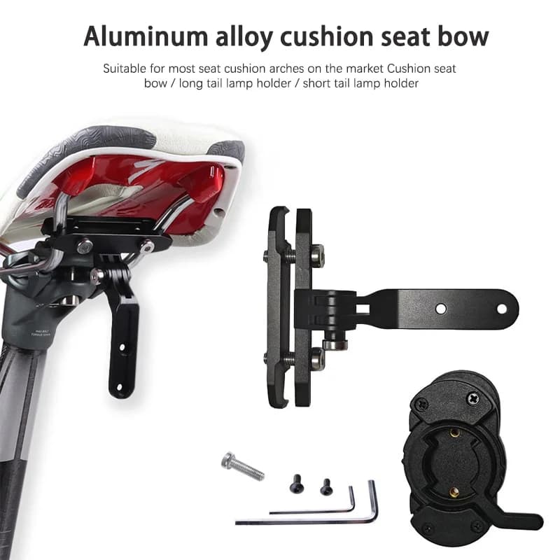 Per Garmin Varia RCT715 cuscino fanale posteriore Radar adattatore Gopro cuscino del sedile staffa fanale posteriore per bicicletta assemblare