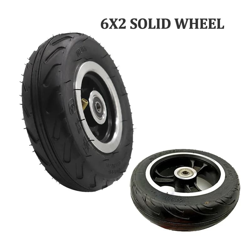 Ruota gonfiabile da 6 pollici 6x2 pneumatico per Mini Scooter elettrico carrello addensato resistente all'usura pneumatico interno ed esterno di alta qualità