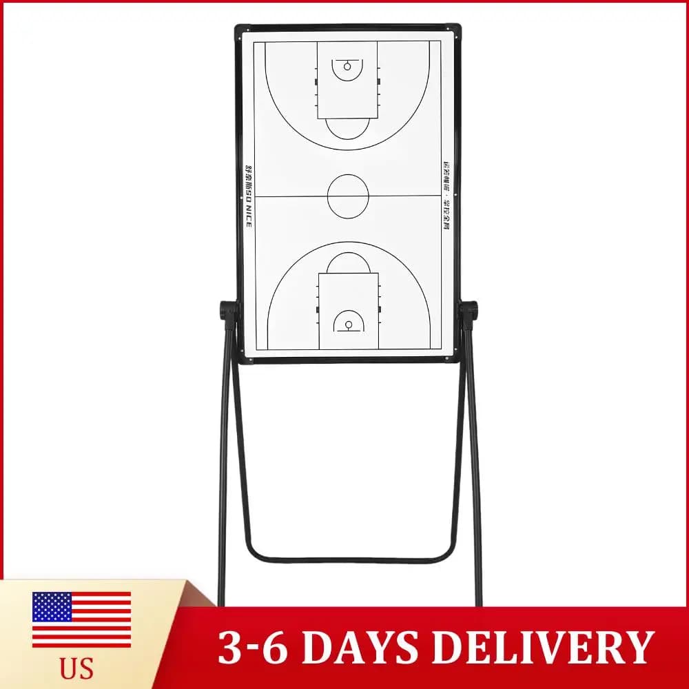 Bifacial Basketball Washer with Pennarelli and Gate, Multipurpose Strategic Table for Basketball, Football and Volleyball Trainers