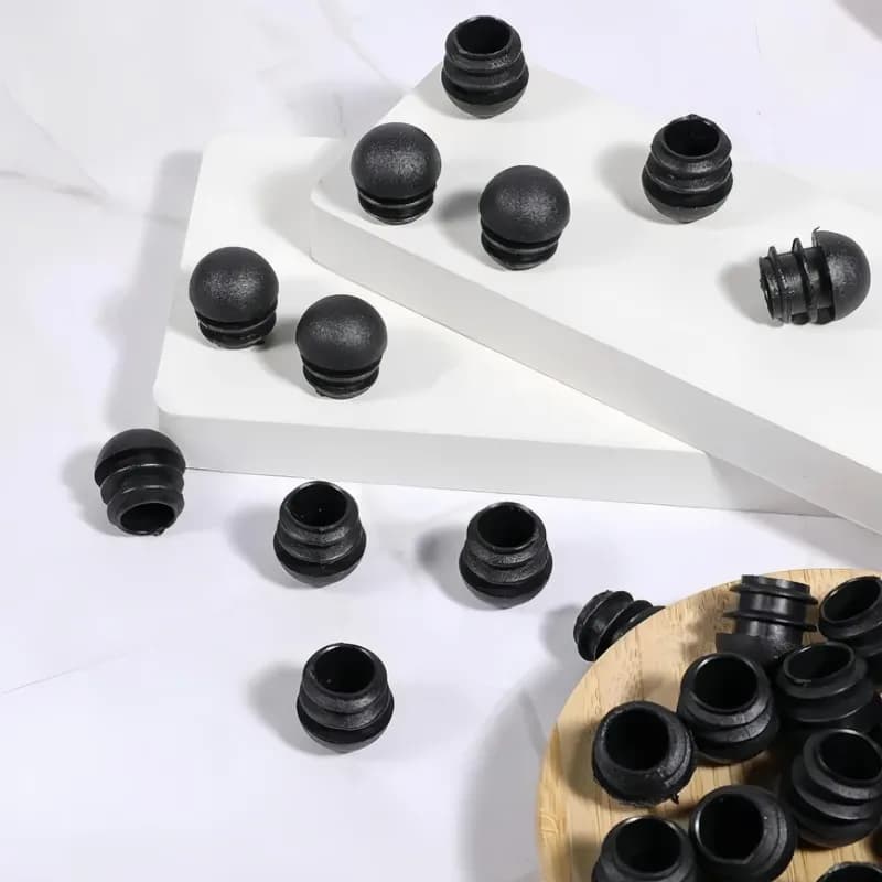 34 tappi terminali per gambe di sedie da 19 mm resistenti all'usura, tappi di plastica, durevoli per mobili con gambe rotonde per uso domestico e commerciale