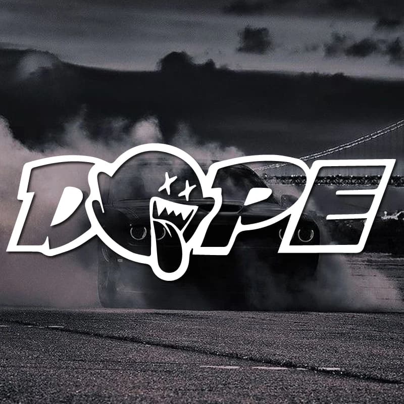 “DOPE”Stickers,for a Unique and Personalized Look,high quality sticker for cars trucks motorcycles &laptops!