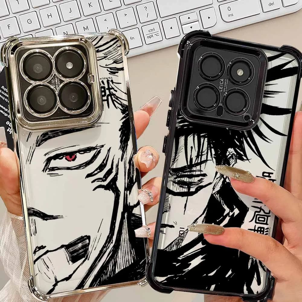 Jujutsu Anime Kaisen For Xiaomi Redmi A5 A7 15C POCO F8 F7 X8 X7 M7 Note 15 14 Mi 15T Ultra Pro Max Soft Phone Case