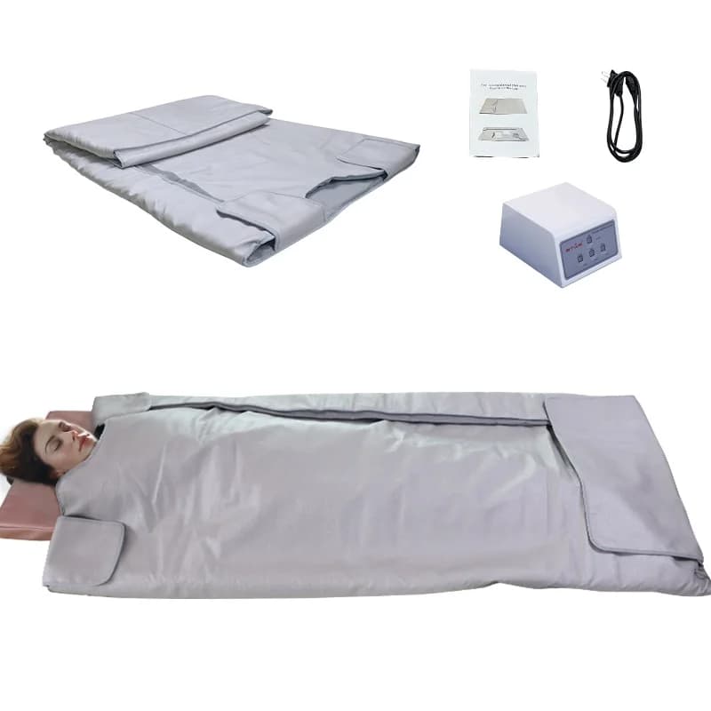 Coperta Sauna Portatile a 3 Zone con Riscaldamento Rapido e Silenzioso per Sudorazione Sicura