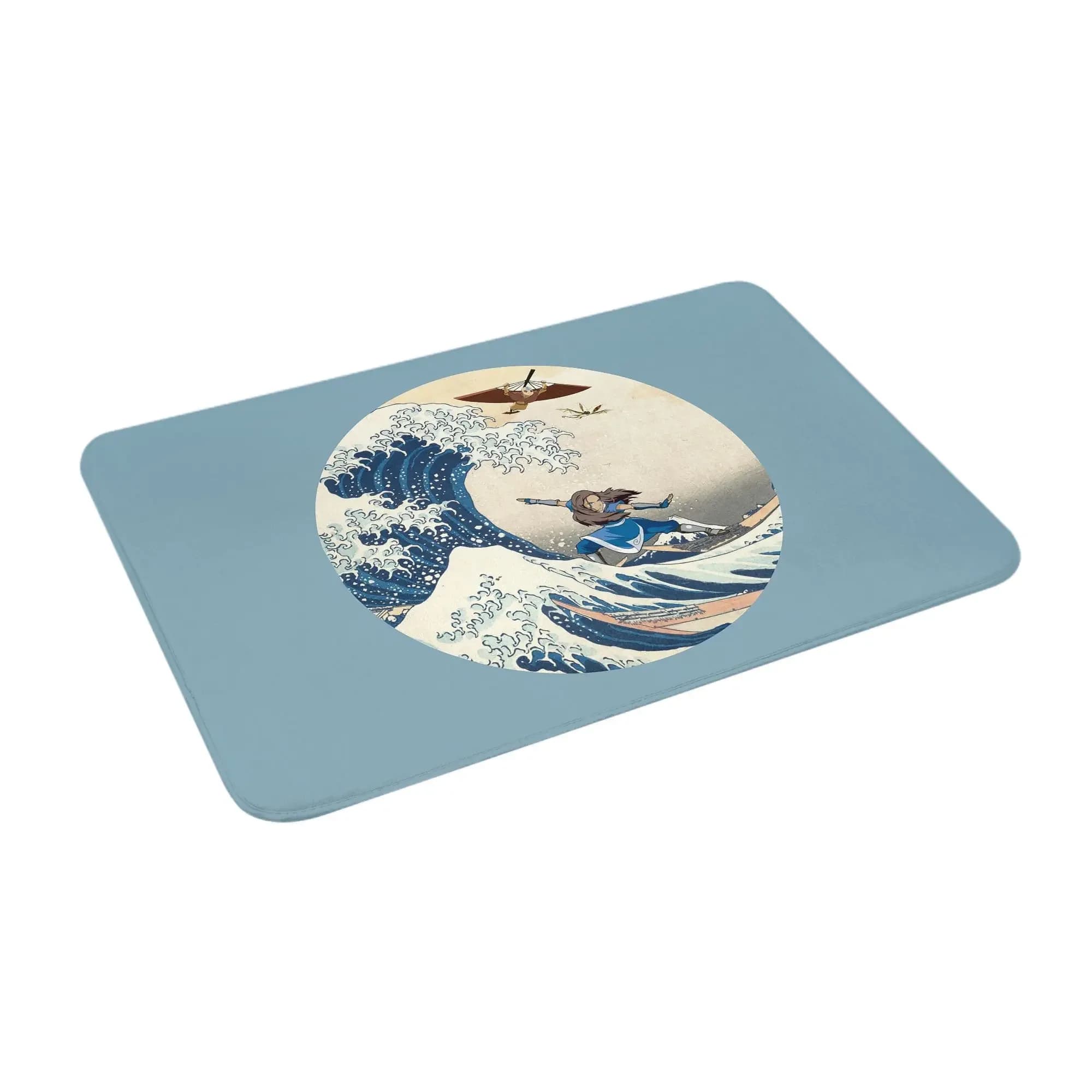 Great Wave Off Kyoshi Island Anti-slip Doormat Floor Mat oil proof Carpet Rug for Kitchen Entrance Home Bedroom Footpad Mats