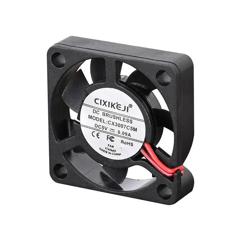 di1PC 2 Strand Cooling Fan 30x30x7mm 3007 30mm DC 5V 12V 24V for 3D Printer, Graphic Card, DIY Accessories