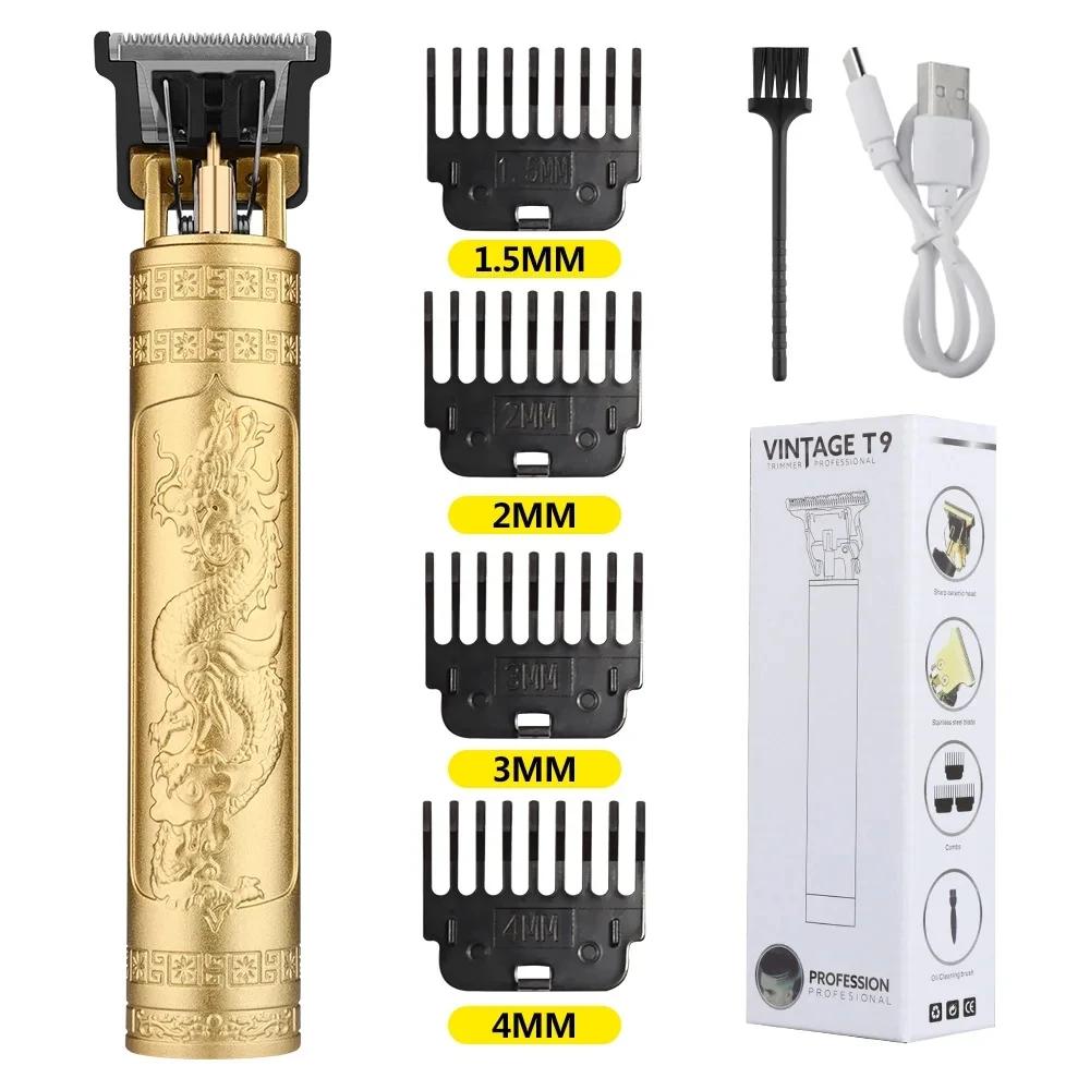 Retro T9 Original Haircutting Machine Set Trimmer Jackets Male Electric Shaver Lence Pro Barbiere Razor for Sensitive Areas