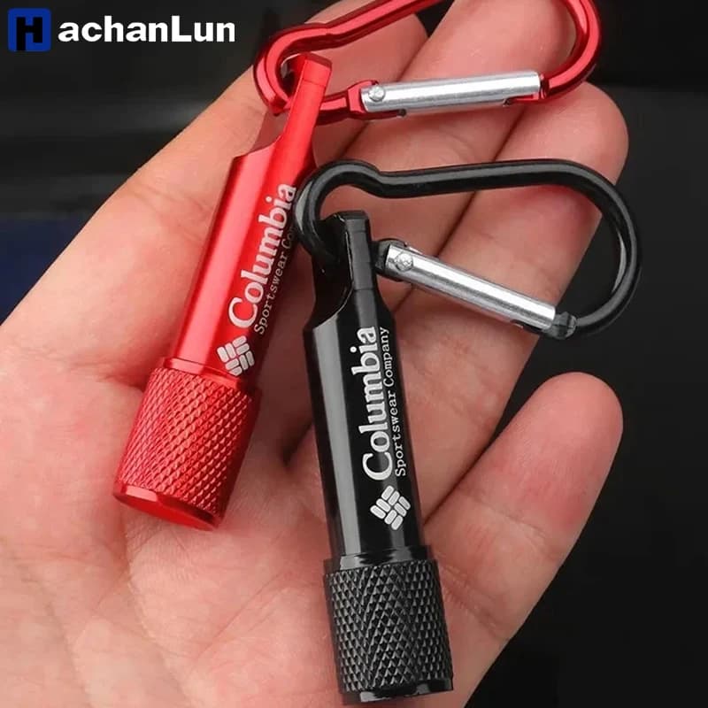 Mini portable LED torch with battery, key rings, small light, car key rings, mini LED torch.
