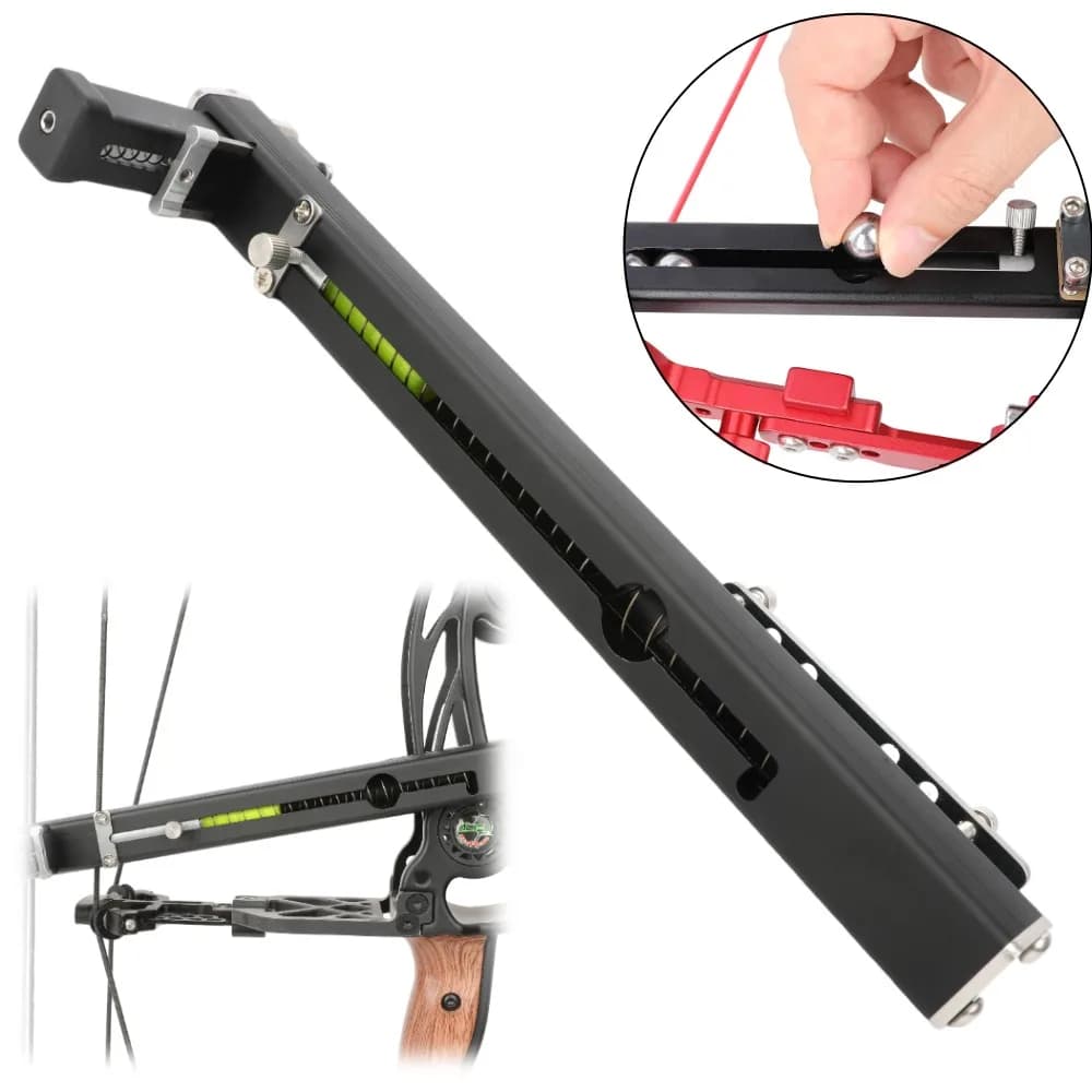 Dual-use Compound Bow Steel Balls Launcher Shooting 12 Rounds Capacity Continuous Fire Aluminium Alloy Hunting Target Acc