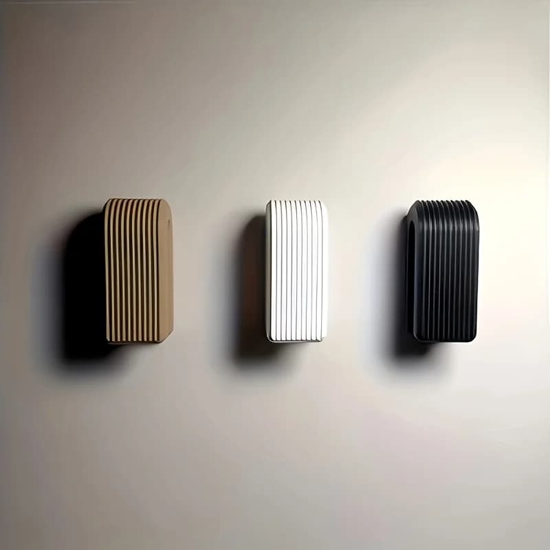 [Portasciugamani con blocco automatico] Portasciugamani con blocco automatico, stile giapponese moderno, nastro biadesivo senza foratura, organizer per asciugamani e accappatoi da bagno