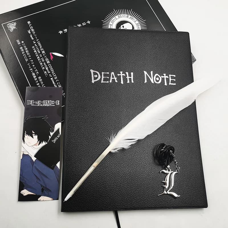 Nuovo Quaderno Collezionabile Death Note, Grande Diario a Tema Anime, Agenda, Cancelleria, Accessorio Cosplay, Regalo per Fan