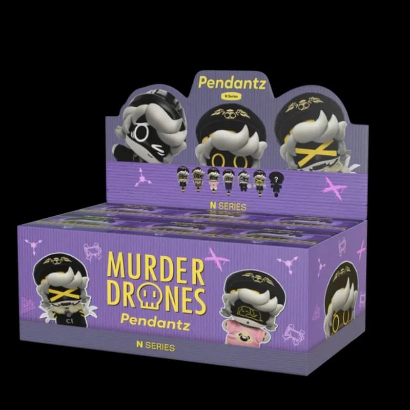 Genuine Glitch Murder Drones N Series Plush Pendant Keychain Blind Box Collectible Animation Toy For Collection Bag Decoration