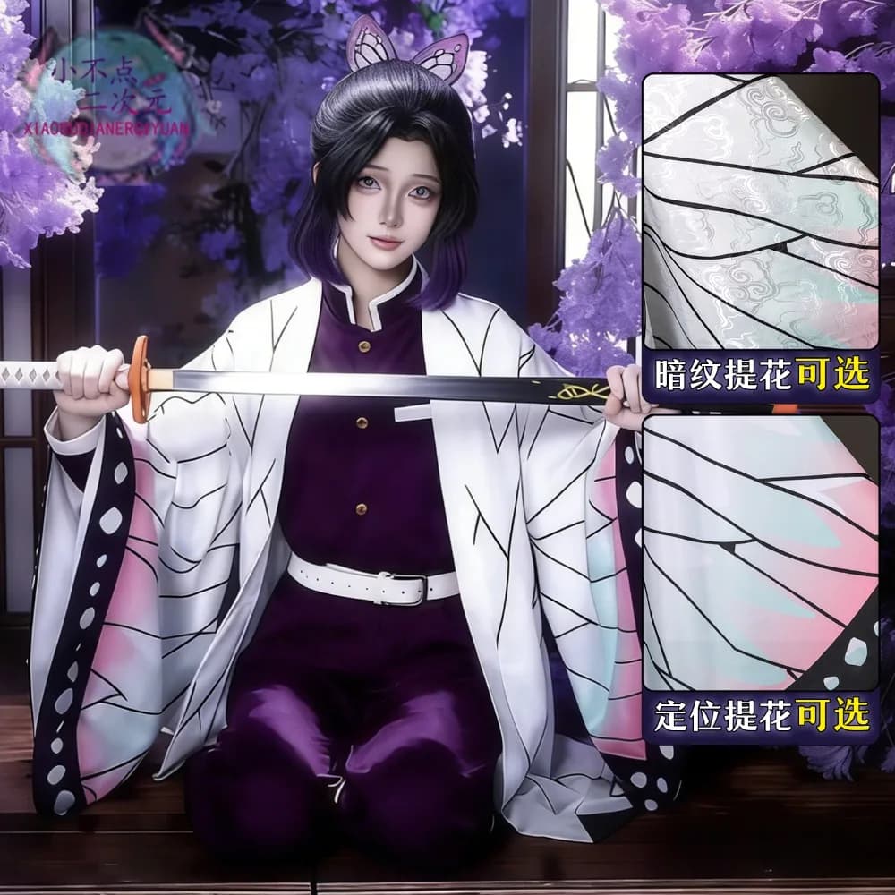 Hot Blood Anime Cosplay Costume Tanjiro Obanai Zenitsu Mitsuri Same Style Comic Con 2026 Year of The Horse New Year Event Outfit
