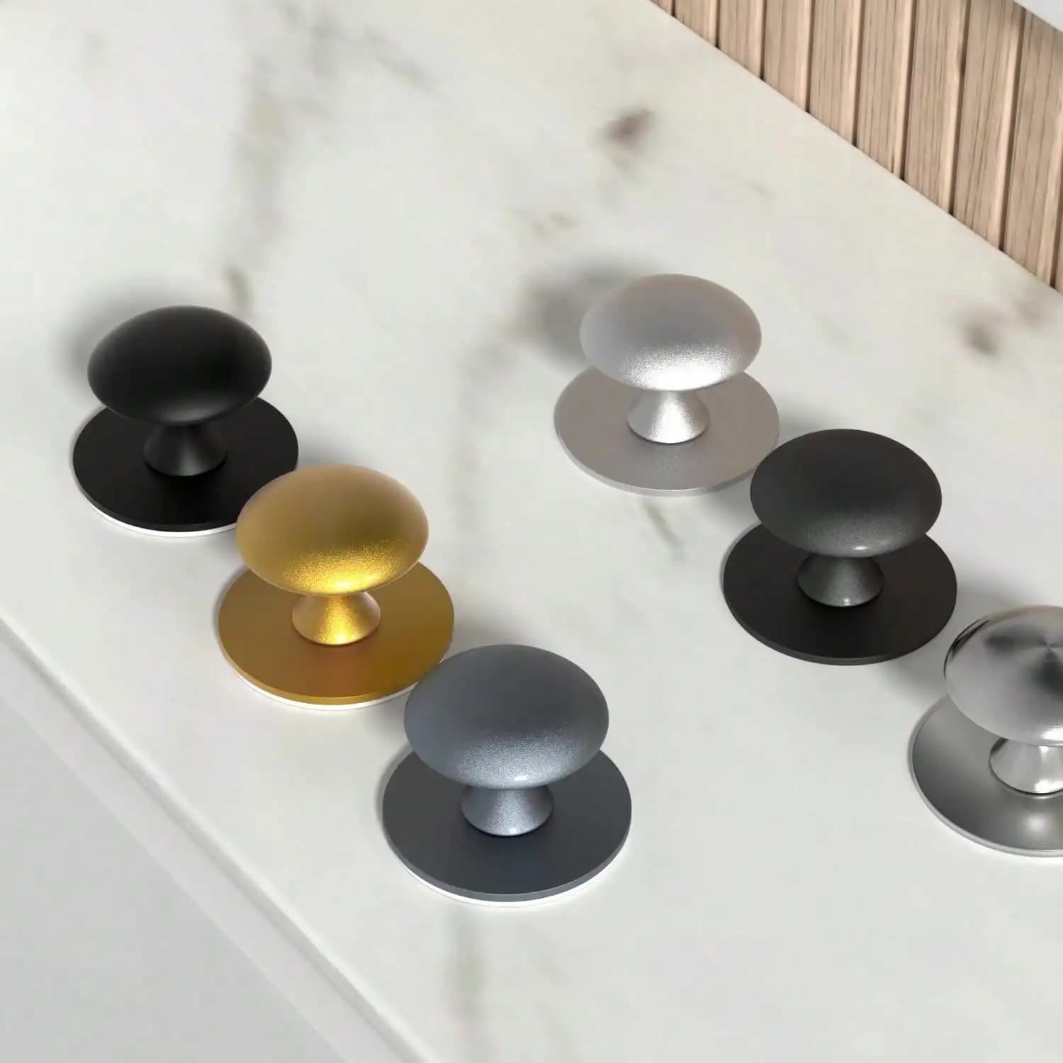 Manopole per armadio autoadesive con maniglia da 5 pezzi, pomello per cassetto autoadesivo senza perforazione, armadio da cucina adesivo in acciaio inossidabile