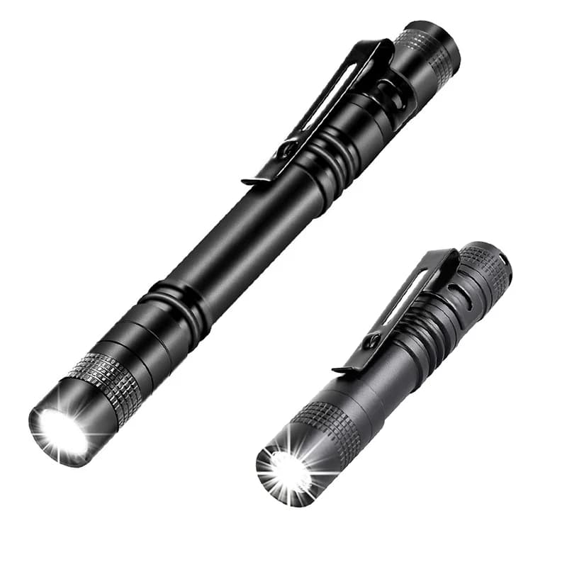 Portable Mini Flashlight With LED Pen Pocket Waterproof Portable Torch For Outdoor Camping Hiking Emergency Car Repair Home Use