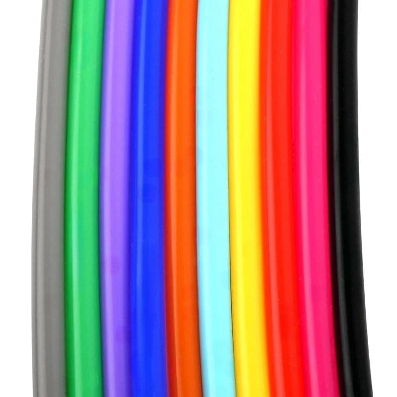 1/5 meters ID 7mm OD 9mm Silicone pipe Colorful rubber hose for food use Elastic insulation High temperature resistance