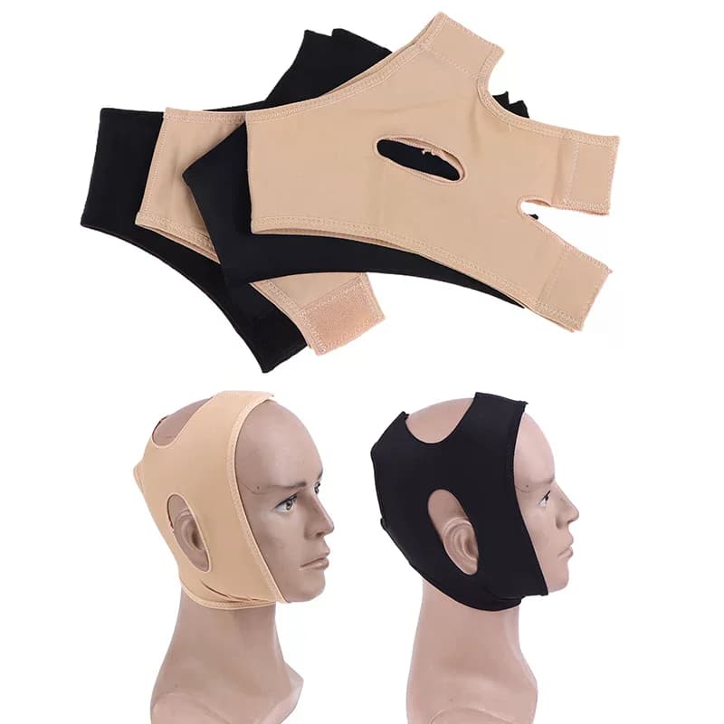 Face Lifting Mask Gloves Mento Collar Slim Belt Beauty Delicate Face Mask