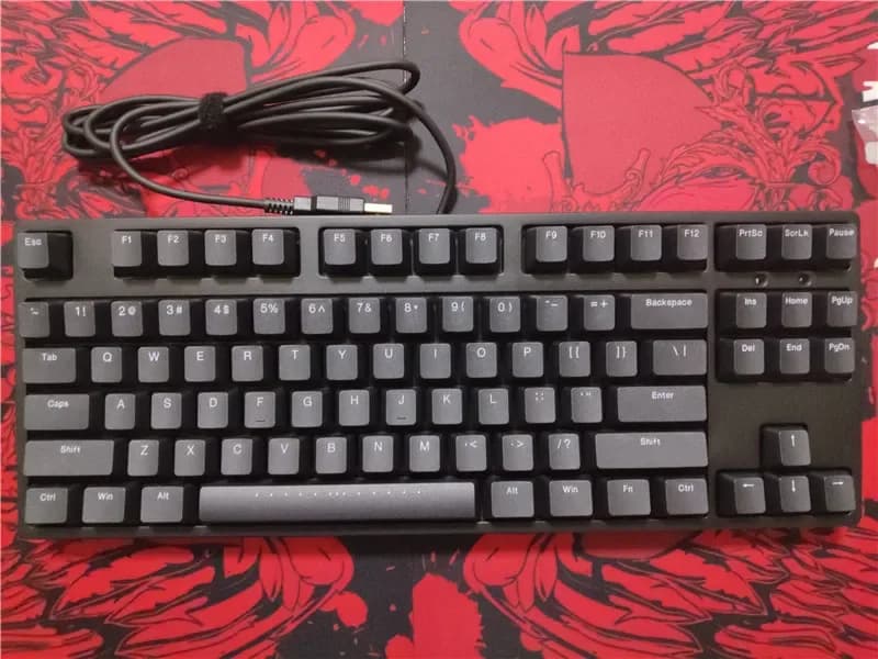 Tastiera meccanica cablata IKBC Vintage C87 Cherry MX Marrone Rosso Nero TKL 87 tasti NKRO per gaming