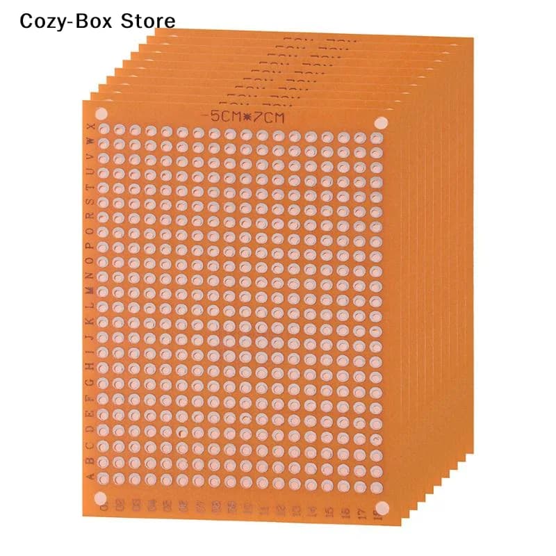 [ZY]10Pc PCB Board Prototype Kit Protoboard Circuit Board Breadboards 432 Holes Perfboard Universal Printed Circuit Breadboard