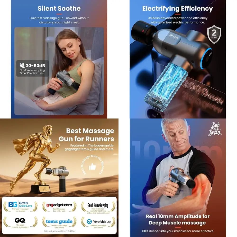 Mini Massage Gun with Hot/Freddo Therapy, HSA Approved for Deep Muscle Solve and Athletic Recovery